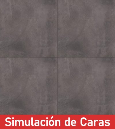 Cerámica Piso Portland Negro 6Caras 51x51(2,08) - Imagen 2