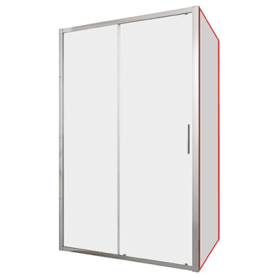 Mampara Side Panel Corredera 6mm Easy Clean 190x70x70cm