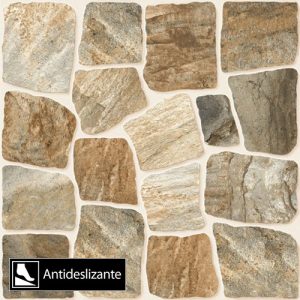 Cerámica Piso Rívoli Terra Antideslizante 46x46