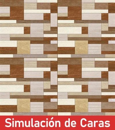Cerámica Piso Fontana Caramelo 2Caras 45x45(2,03) 2da - Imagen 4