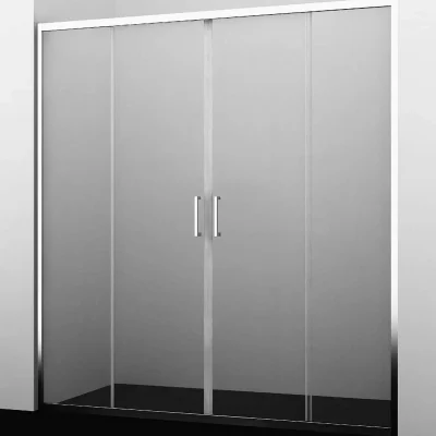 Mampara Light Corredera Apertura Central 6mm 190x180cm - Imagen 3