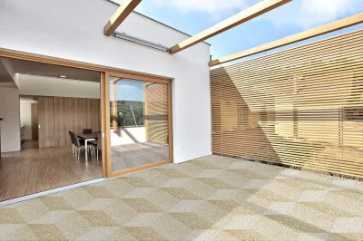 Cerámica Piso Geometric Mosaico Beige HD6124 60,5x60,5(2,58) - Imagen 5