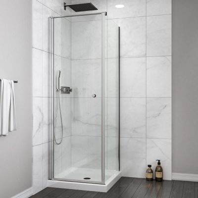 Mampara Fija Side Panel Easy Clean p/Puerta Abatible/Plegable 6mm 190x80cm - Imagen 2