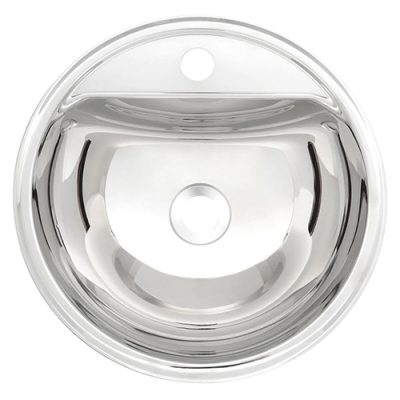Vanitorio Empotrable Semi Circular 34x14cm Inox - Imagen 4
