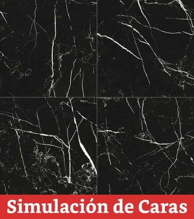 Porcelanato Black Marquina Pulido 7Caras Rectificado 60x60(1,44) - Imagen 13