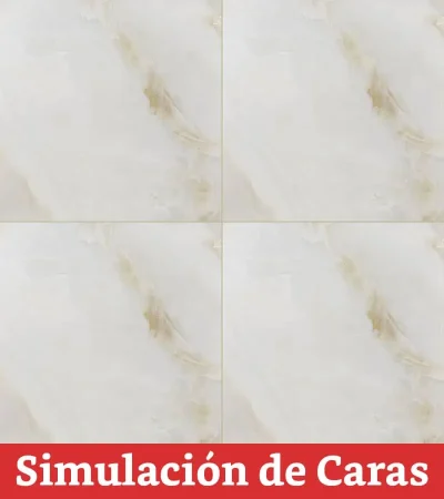 Porcelanato Onix Gold Pulido 6Caras Rectificado 60x60(1,44) - Imagen 4