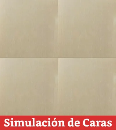Porcelanato Travertino Linear Beige Pulido 6Caras Rectificado 60x60(1,44) - Imagen 4