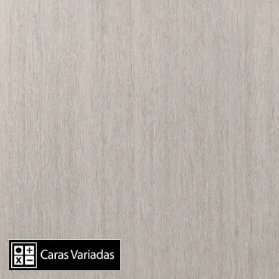 Porcelanato Travertino Linear Ceniza Pulido 6Caras Rectificado 60x60(1,44)
