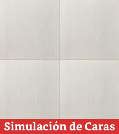 Porcelanato Travertino Linear White Pulido 6Caras Rectificado 60x60(1,44) - Imagen 4
