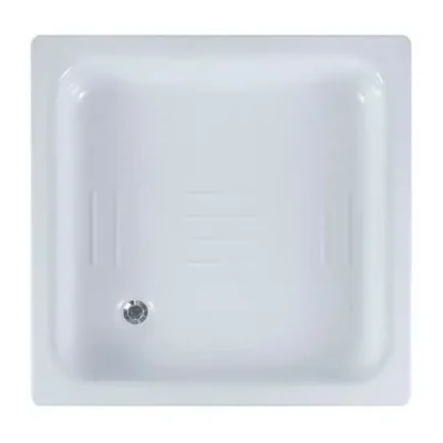 Receptáculo Ducha Acero Esmaltado Blanco Sena 70x70cm - Imagen 2