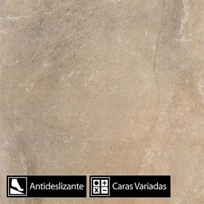 Porcelanato Arizona Beige Antideslizante 18Caras 60x60(1,44)