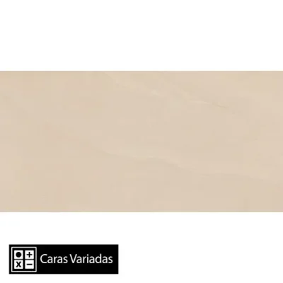 Porcelanato Khali Marfil 18Caras Rectificado 60x120(1,44)