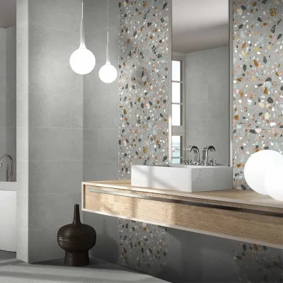 Gres Porcelánico Orbit Terrazo Grey Antideslizante 5Caras Rectificado 60x60(1,44) - Imagen 6