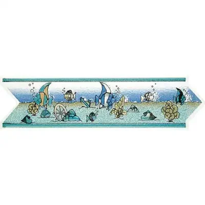 Flecha Cerámica Peces Tropicales GS-76 8x30