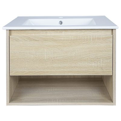 Mueble Siri Box Roble Mostaza DS31 1Cajón 1Repisa 60x45x45cm - Imagen 3