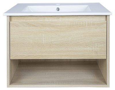 Mueble Siri Box Roble Mostaza DS31 1Cajón 1Repisa 75x45x45cm - Imagen 4