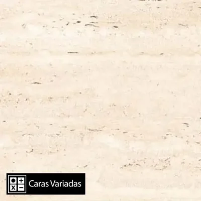 Porcelanato Real Travertino Crema Mate 6Caras Rectificado 60x60(1,44)