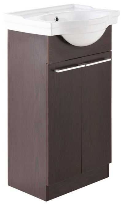 Mueble Danna Coigüe Chocolate DS9 2Puertas 50x85x40cm - Imagen 4