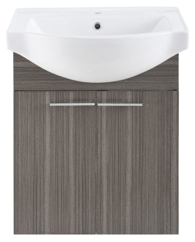 Mueble Linnea Ébano Humo DS8 2Puertas 60x85x42cm - Imagen 4