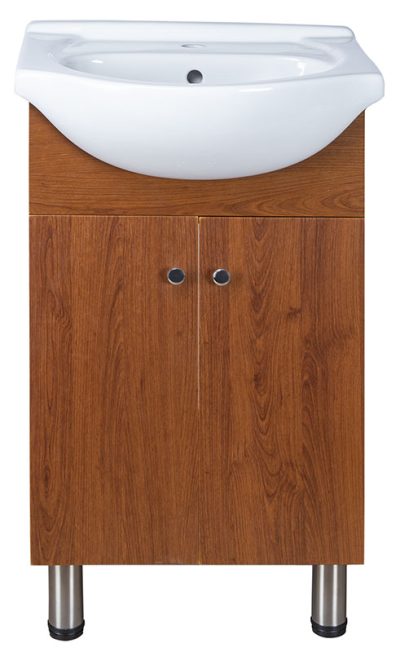 Mueble Baño Cerezo A3 2Puertas 50x82x42cm - Imagen 4