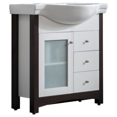Mueble Baño Compass 80x48x87 1Puerta 3Cajones - Imagen 2