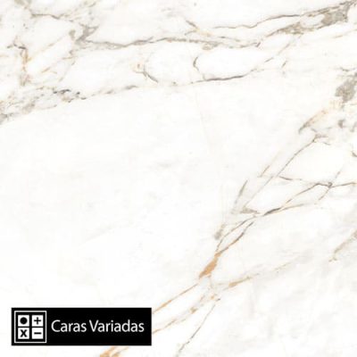 Porcelanato Calacatta Oro Pulido 4Caras Rectificado 80x80(1,92)