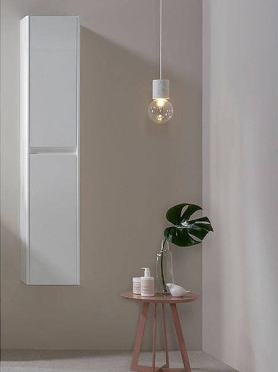 Mueble Columna Alfa Blanco 150cm 2Puertas - Imagen 4