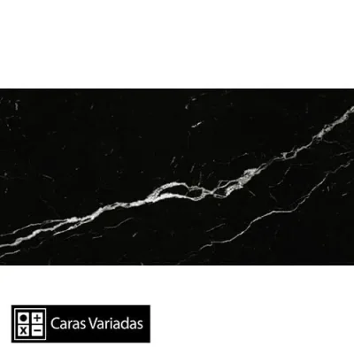 Porcelanato Black Marquina Pulido 7Caras Rectificado 60x120(1,44)