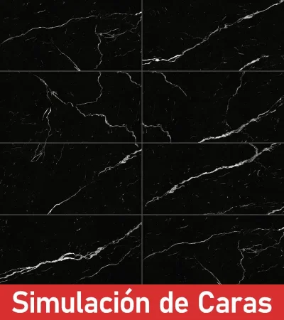 Porcelanato Black Marquina Pulido 7Caras Rectificado 60x120(1,44) - Imagen 10