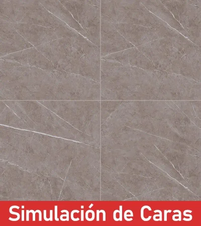 Porcelanato Cyprus Grey Pulido 6Caras Rectificado 60x60(1,44) - Imagen 9