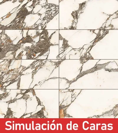 Porcelanato Arabescato Gold Pulido 12Caras Rectificado 30x60(1,44) - Imagen 15