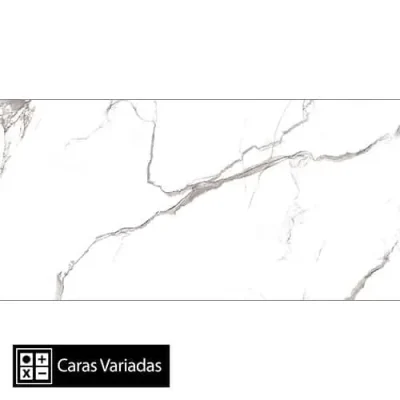 Porcelanato Tuarkey Snow Pulido 12Caras Rectificado 30x60(1,44)
