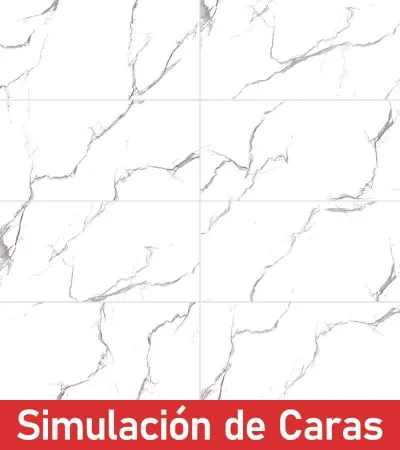 Porcelanato Tuarkey Snow Pulido 12Caras Rectificado 30x60(1,44) - Imagen 15