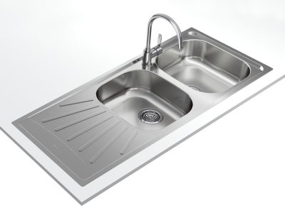 Lavaplatos Empotrable Starbright 80 1160x500 2Cubetas 1Escurridor Inox Teka - Imagen 8