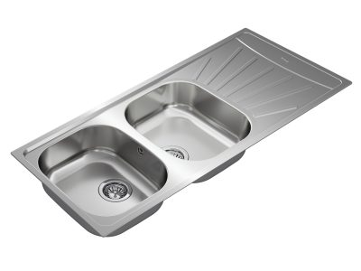 Lavaplatos Empotrable Starbright 80 1160x500 2Cubetas 1Escurridor Inox Teka - Imagen 10
