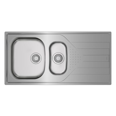 Lavaplatos Empotrable Universe 60 1000x500 1½Cubetas 1Escurridor Inox Teka - Imagen 11