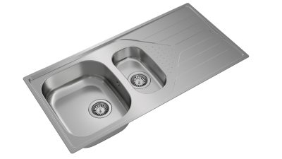 Lavaplatos Empotrable Universe 60 1000x500 1½Cubetas 1Escurridor Inox Teka - Imagen 17