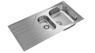 Lavaplatos Empotrable Universe 60 1000x500 1½Cubetas 1Escurridor Inox Teka - Imagen 18