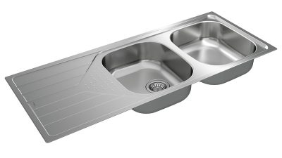 Lavaplatos Empotrable Universe 80T-XP 2Cubetas 1Escurridor Inox Teka - Imagen 13