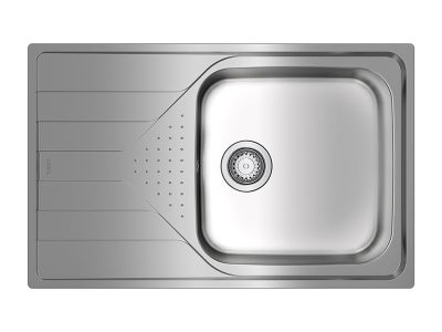 Lavaplatos Empotrable Universe 50 T-XM 790x500 1Cubeta 1Escurridor Inox Teka - Imagen 9