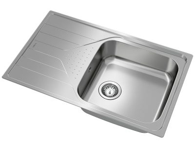 Lavaplatos Empotrable Universe 50 T-XM 790x500 1Cubeta 1Escurridor Inox Teka - Imagen 13
