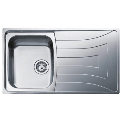 Lavaplatos Empotrar Inox Universo 86 1Cubeta 1Escurridor Derecho - Imagen 3