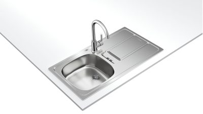 Lavaplatos Empotrar Gravity 45 E-XP 1Cubeta 1Escurridor Teka - Imagen 2