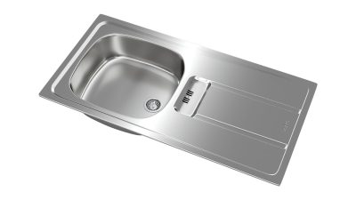 Lavaplatos Empotrar Gravity 45 E-XP 1Cubeta 1Escurridor Teka - Imagen 4