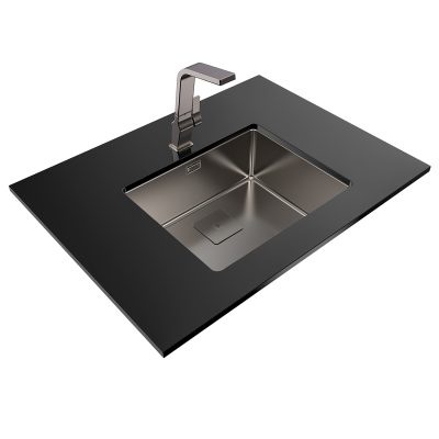 Lavaplatos Bajo Encimera/Sobreponer/Empotrar FlexLínea Titanium RS15 50.40-20 - Imagen 5