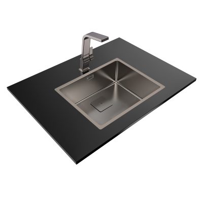 Lavaplatos Bajo Encimera/Sobreponer/Empotrar FlexLínea Titanium RS15 50.40-20 - Imagen 7