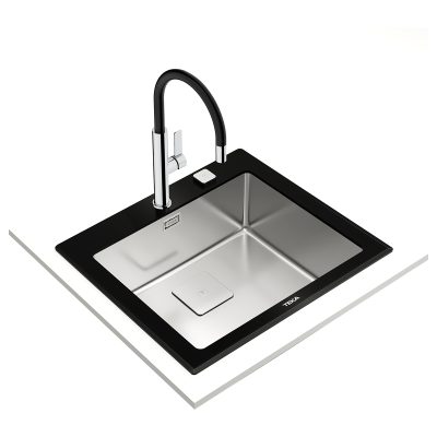 Lavaplatos Empotrar Diamond Black RS15 50.40-20 Teka - Imagen 5