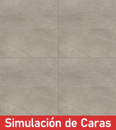 Gres Porcelánico Sandstone Dark Grey Destonalizado Rectificado 60x60(1,44) - Imagen 2
