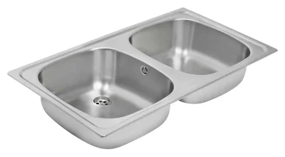 Lavaplatos Empotrable 800x440 2Cubetas Inoxidable Teka - Imagen 6