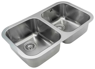 Lavaplatos Bajo Cubierta BE 2Cubetas 780 Inoxidable Teka - Imagen 2